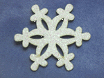 2" Wooden Snowflakes-snowflakes, wooden snowflakes, glitter snowflakes, craft supply