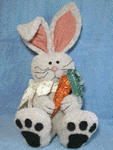A Carrot For Me Pattern-craft pattern, rabbit pattern, bunny pattern, spring pattern