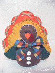 Felt Turkey-homemade craft, turkey, fall turkey, felt turkey, thanksgiving craft, thanksgiving turkey, fall craf