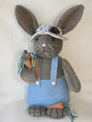 Fresh Dug Carrots Pattern-rabbit pattern, craft pattern, bunny pattern, spring craft pattern, rabbit craft pattern, sewing pat