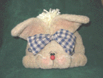 Frumpy Bunny-craft, rabbit, bunny, stuffed rabbit, homemade craft, spring craft, bunny craft