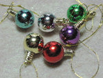 1/2" Christmas Balls-miniature Christmas balls