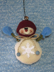 Junior-snowman, ornament, snowman ornament, Christmas, Christmas ornament, felt snowman
