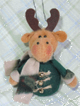 Northern Moose Pattern-pattern, craft pattern, moose, moose pattern, sewing pattern, moose ornament, moose ornament pattern