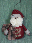 North Pole Pattern-craft pattern, pattern, Santa, Santa pattern, sewing pattern, Santa ornament, ornament pattern