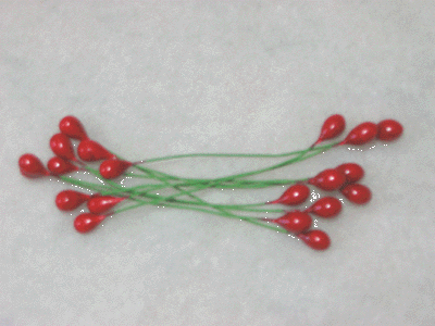 Pip Berries-red berries, pips, pip berries, craft pips, craft berries, craft supplies