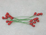 Pip Berries-red berries, pips, pip berries, craft pips, craft berries, craft supplies