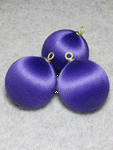 Purple Satin Balls-satin balls, satin Christmas balls, satin styrofoam balls