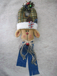 Reindeer Knobbie Pattern-reindeer pattern, craft pattern, pattern, sewing pattern, doorknob hanger pattern