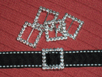 Ribbon Sliders-ribbon sliders, square buckles, square ribbon sliders, silver buckles