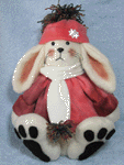Snow Bunny Pattern-rabbit pattern, bunny pattern, craft pattern, sewing pattern, pattern