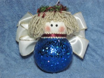 Angel Christmas Ball Ornament Pattern