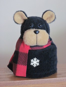 Black Bear Toilet Paper Roll Cover Pattern Black Bear Toilet Paper Roll Cover Pattern