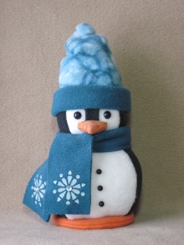 Bundled Up Penguin Pattern