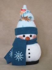 Bundled Up Snowman Pattern