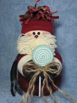 Lollipop Santa Pattern