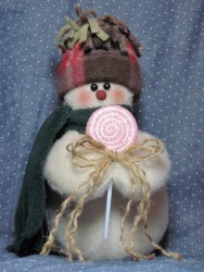 Lollipop Snowman Pattern
