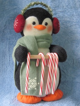 Penguin Candy Cane Holder Pattern