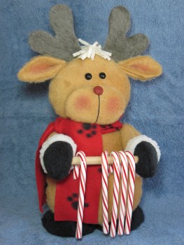 Reindeer Candy Cane Holder Pattern