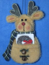 Reindeer Gift Card Holder Pattern