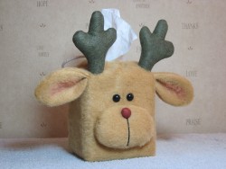 Reindeer Tissue Box Cover Pattern