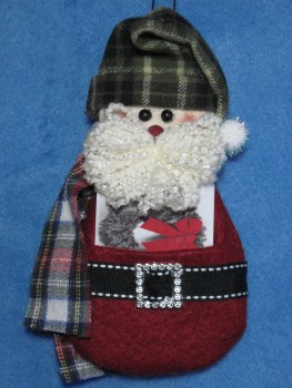 Santa Gift Card Holder Pattern