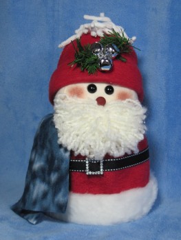 Santa Toilet Paper Roll Cover Pattern