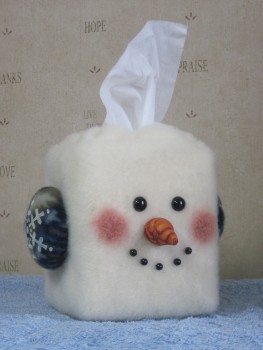 Snowman Tissue Box Cover Pattern