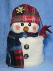 Snowman Toilet Paper Roll Cover Pattern