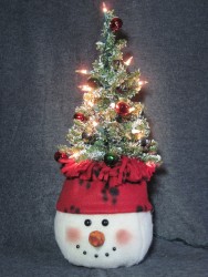 Snowman Tree-on-Top Pattern